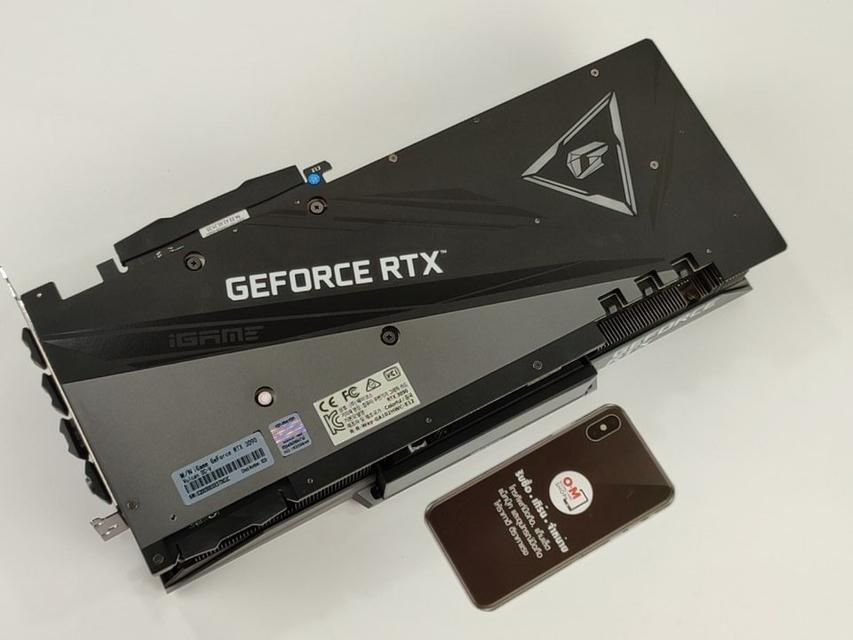 ขาย/แลก iGame การ์ดจอ Nvidia GeForce RTX 3090 Vulcan OC-V 24G ศูนย์ไทย ประกันศูนย์ 25/06/2025 ใหม่มาก เพียง 42900.- 3