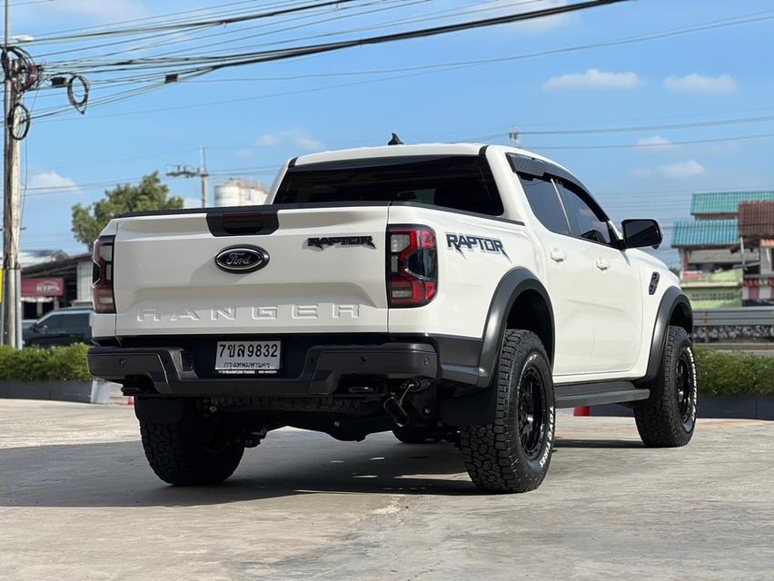 ปี 2023 FORD RANGER, 2.0 RAPTOR BI-TURBO 4WD โฉม DOUBLE CAB สีขาว เกียร์ออโต้ รูปที่ 5