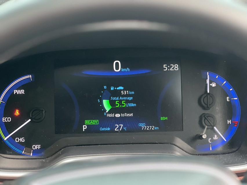 ปี 2021 TOYOTA COROLLA CROSS, 1.8 HYBRID PREMIUM SAFETY 10