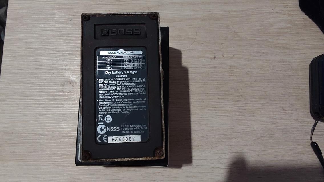 ขายเอฟเฟคกีตเาร์ boss ML-2 Metal Core Made in TAIWAN สภาพเก่าเก็บ 7