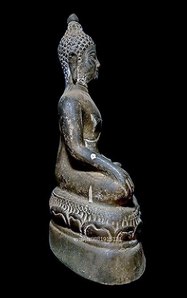 พระบูชาพระเชียงแสน ปางมารวิชัย ก้นดินไทย รูปที่ 2