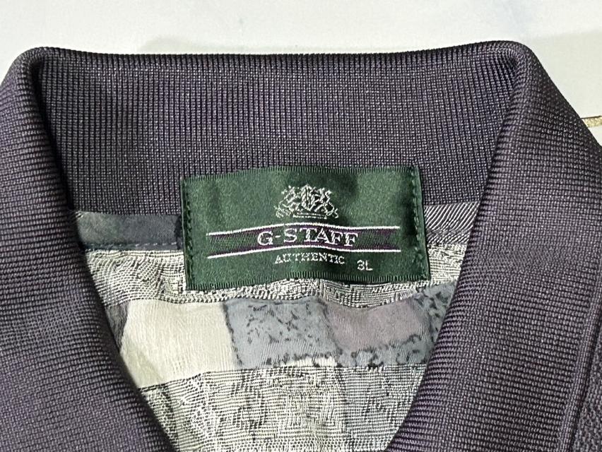💥Vintage G-STAFF Authentic "Abstract" Banded Polo Shirt💥 รูปย่อยที่ 4