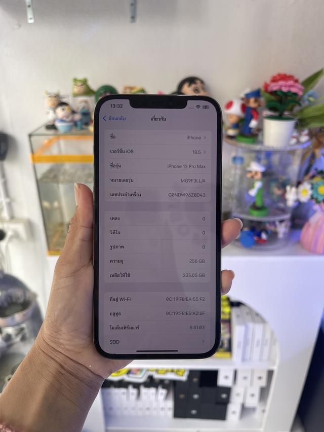 iPhone 12Promax 256gb ศูนย์แท้ ปกติหมด ไม่มีตำหนิ 11