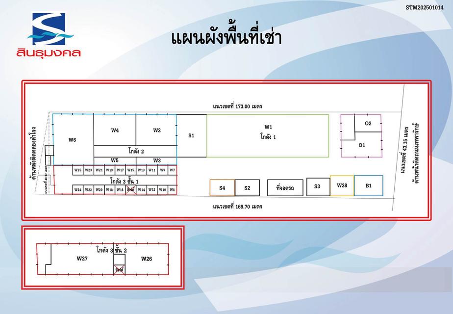 ปล่อยเช่าโกดัง คลังสินค้าสินธุมงคล 13