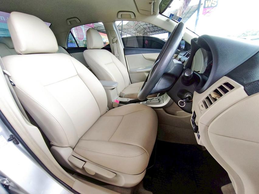 รหัสรถ CAT3365 2013 TOYOTA ALTIS 1.6E ออโต้ สีเทาสวย 2ระบบ เบนซิน+CNG โรงงาน 12