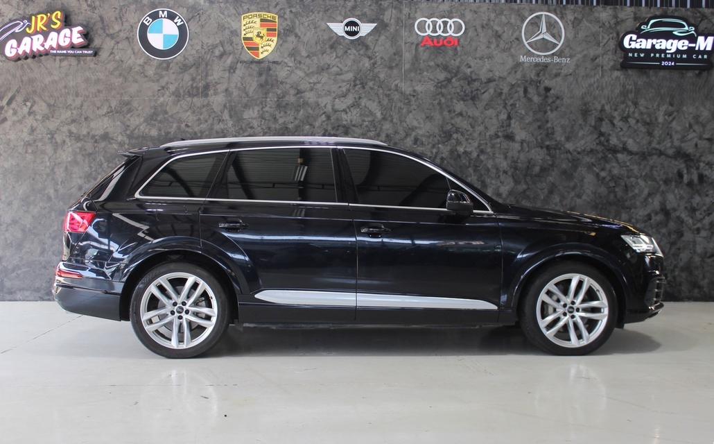 รหัสรถ JRS4994 พบกับรถเข้าใหม่ AUDI Q7 55 TFsi q S Line ปี 2018 สีดำ ดุๆ  8