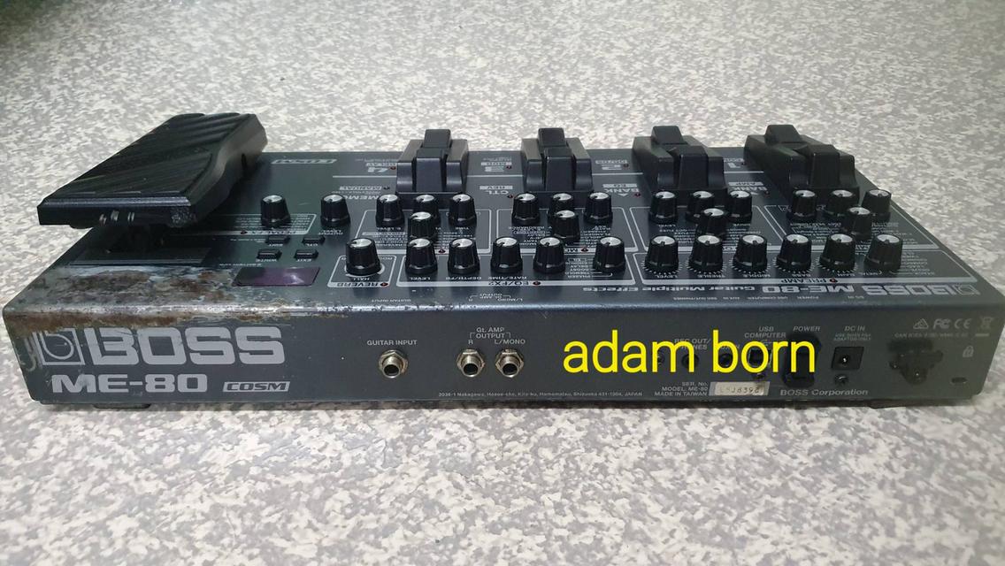 *ขายครับ! Boss Effects** 1. BOSS ME80 ใช้งานได้ปรกติ มี adapter ให้ครับ=5200.- 5