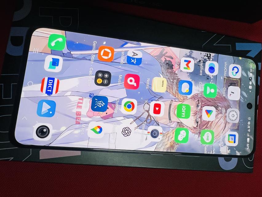 Vivo V60lite สีฟ้า สภาพใหม่มาก อุปกรณ์ครบกล่อง