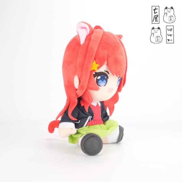 ตุ๊กตา เจ้าสาวผมเป็นแฝดห้า อิตสึกิ・หูแมว 🌟 Itsuki Nakano・ TAITO ~ Anime Plush ~ Standard 18 cm 🐈 รูปที่ 6