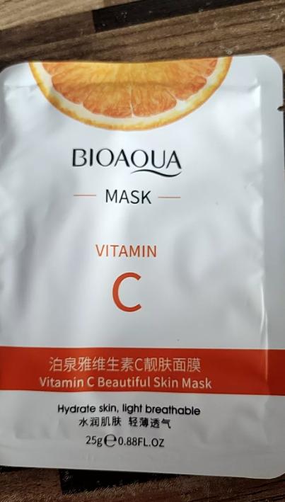 แผ่นมาส์กหน้า BIOAOUA VC Mask Vitamin C 4