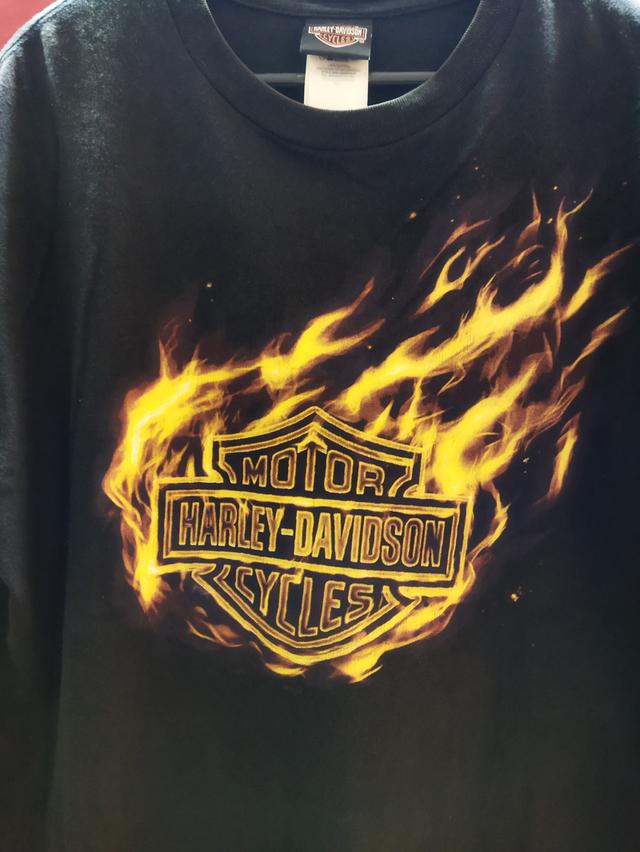 เสื้อยืด ฮาร์เลย์ เดวิดสัน Harley Davidson ตอกปี2010 size L สภาพ8/10 รูปที่ 14