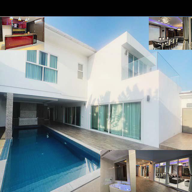 รูป ชลบุรี Lakeside Pool Villa ขาย โลตัส โป่ง บางละมุง 5นอน 5น้ำ 2ครัวไทย-ฝรั่ง The Regent’s Inter Sch. Pattaya