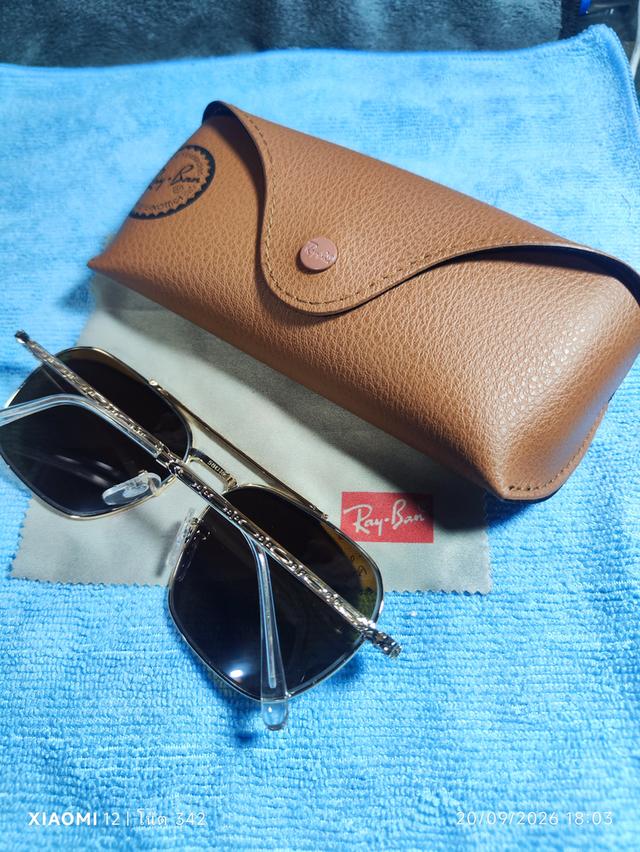 แว่น RayBan New Caravan ของแท้ (รหัสRB3636 9196/G5) กรอบสี Legend Gold สลักลายละเอียดพิเศษ(เลนส์สีน้ำตาล Chromance/Polarized) รูปที่ 2