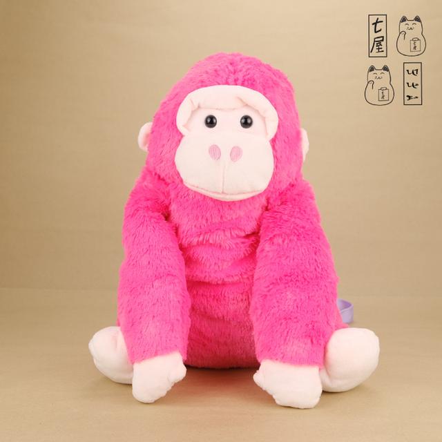 กระเป๋า ตุ๊กตา โกริตัน・คิงคอง ชมพู 🦍 Momoiro ~ Pink・GORITAN・AMUSE・Uhouho Gorilla no Gori-kun ~ Plush Backpack ~ Mega Jumbo ~ M Size・37 cm 🎒
