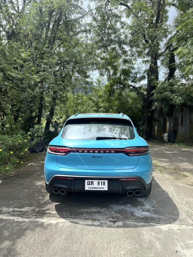 รหัสรถ KPV818 2022 Porsche Macan สี Miami Blue  2