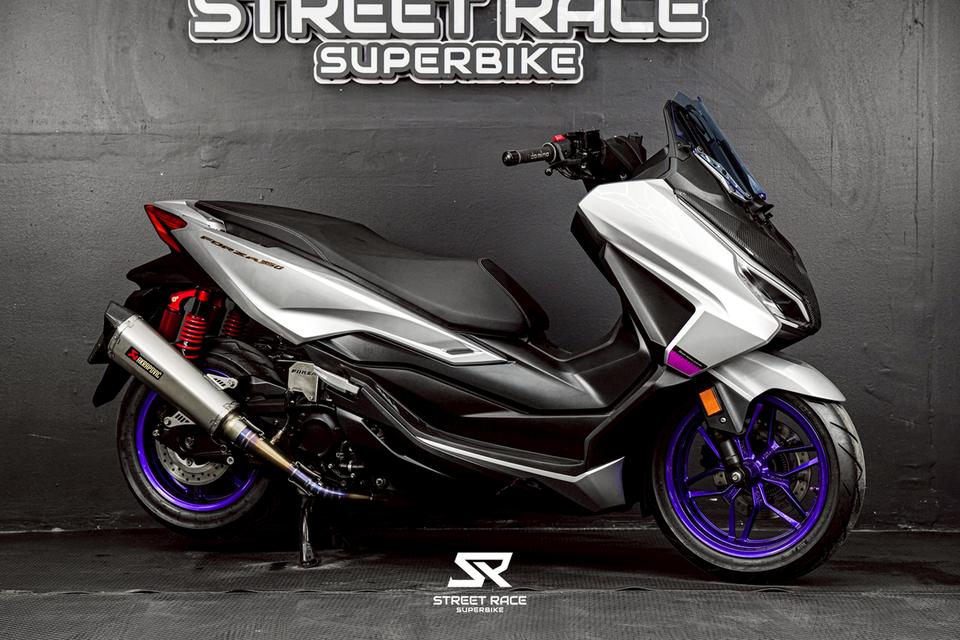 Honda forza350 2023 เทาแต่งแน่นๆ พร้อมซิ่าง มีหน้าคาร์บอน ของใช้ดีเลย แน่นๆ ฿185,000 ประกาศขายเมื่