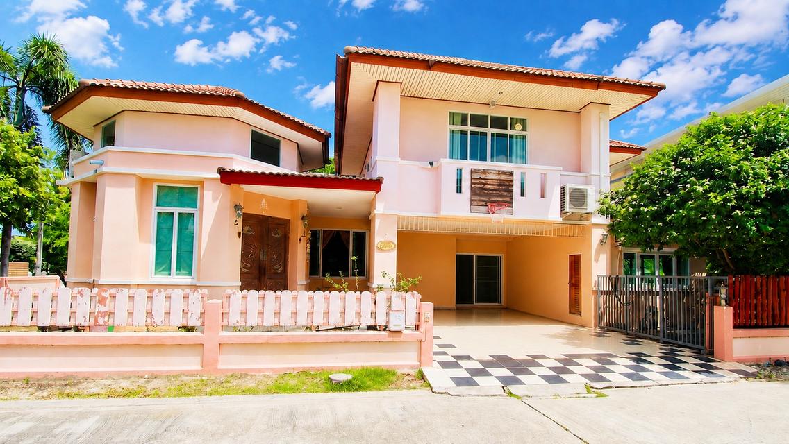 ลดราคา!บ้านเดี่ยว 2 ชั้นหลังมุม 112 ตร.วา 5 ห้องนอน หมู่บ้านบ้านสวนสุขสิริ เนินพระ ใกล้ รพ.กรุงเทพระยอง 1