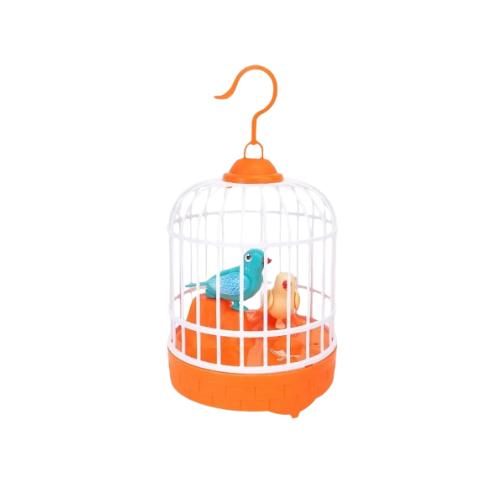 Mini Birdcage Acoustic Toy ของเล่นกรงนกแก้วสุดน่ารัก มาพร้อมระบบตอบสนองเสียงอัตโนมัติ และแสงไฟหลากสี ช่วยเสริมพัฒนาการด้านการฟังและจินตนาการของเด็ก 2