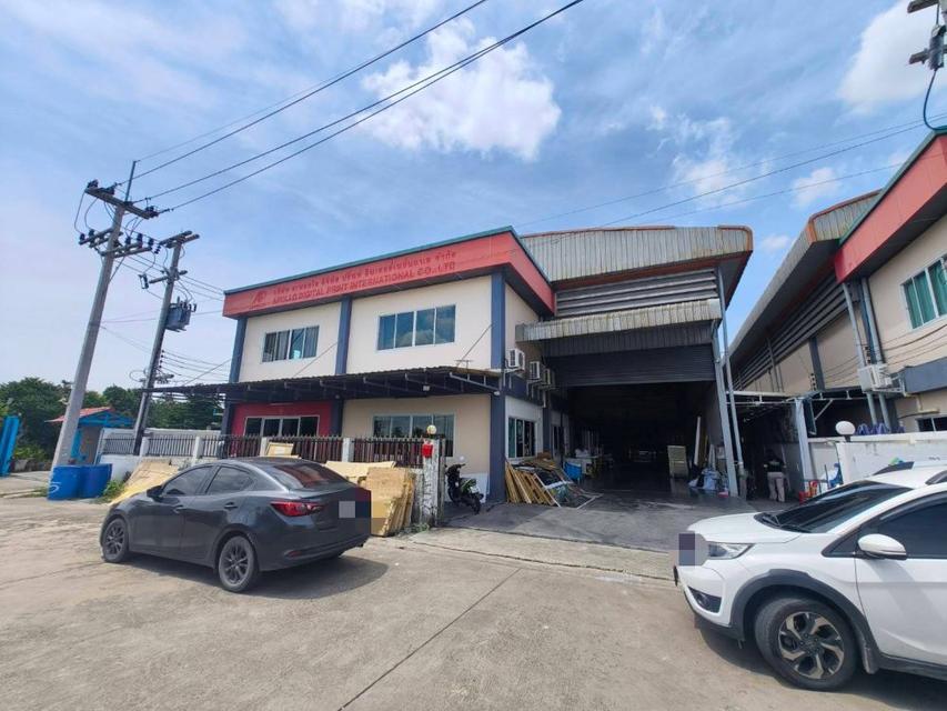 ให้เช่าหรือขาย โรงงาน โกดัง พร้อมออฟฟิศ 2 ชั้น ขนาด 280 ตร.ว. ซอยราษฎร์สามัคคี นาดี สมุทรสาคร 3