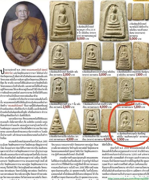พระครูสุพจน์ วัดสุทัศน์ พิมพ์สมเด็จพุทธโธ 7