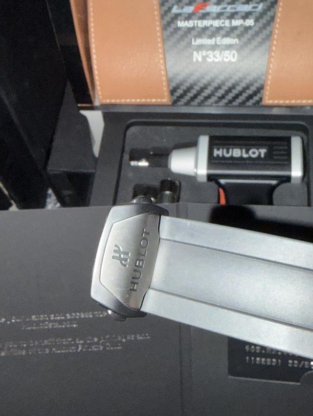 Hublot Laferrari MP-05 ผลิต 50 เรือนในโลก เรือนนี้เป็นเลขเบิ้ล 33 / 50 fullset เจ้าของขายเอง รูปที่ 8