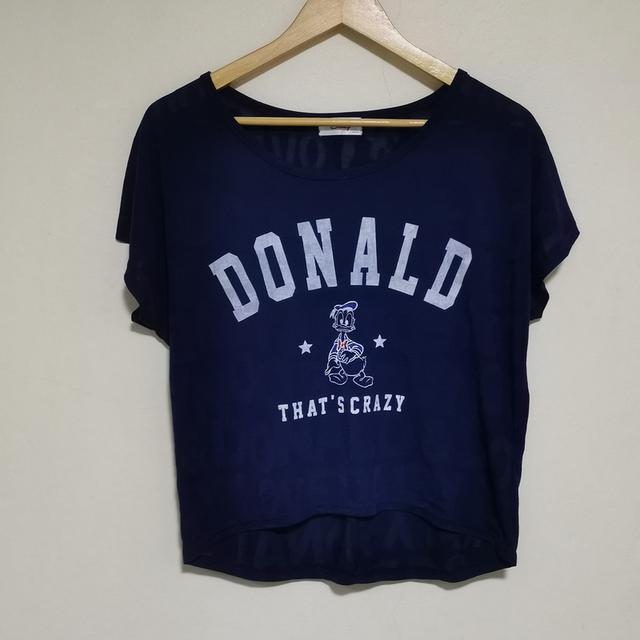 เสื้อครอปดิสนีย์ลาย Donald Duck แท้!