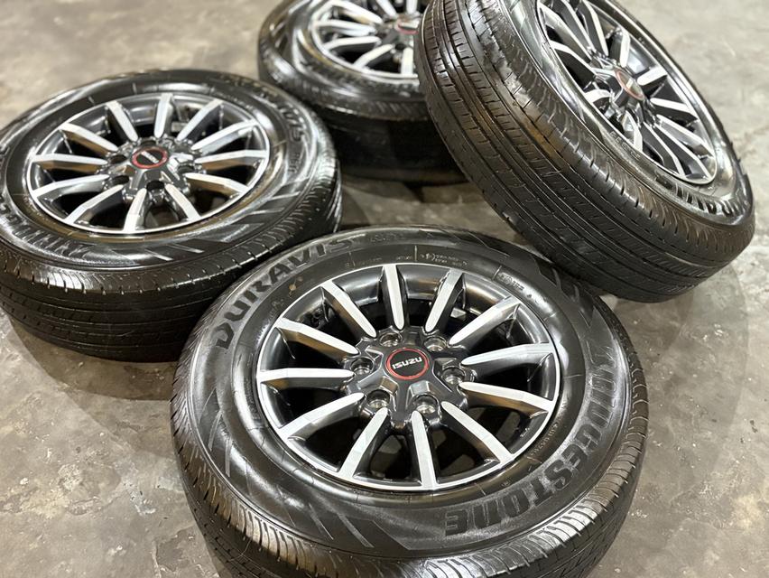 ล้อ ISUZU ขอบ 16 พร้อมยาง 215/70 R16 BS ปี 20 ดอกเต็มเหมือนป้ายแดง  5