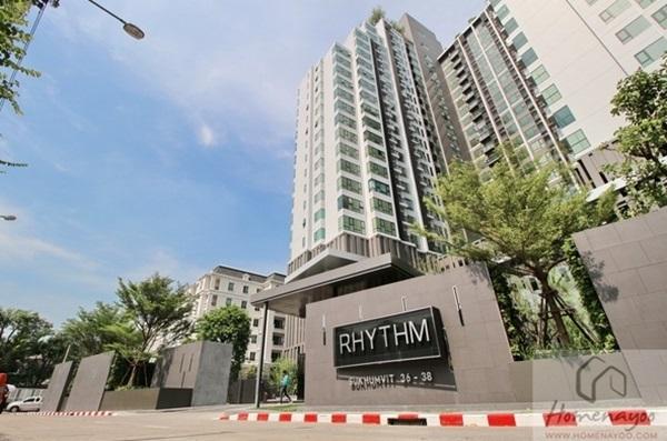 For sale RHYTHM SUKHUMVIT 36-38 ใจกลางทองหล่อ ใกล้ BTS ชั้น 10 วิวสระ โทร 094-9963362 13