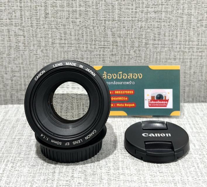 🔥 LensCanon 50 F1.4 🔥ฟรีค่าส่ง ♨️รับซื้อกล้องราคาสูงนัดรับได้24ชม♨️ รูปที่ 7
