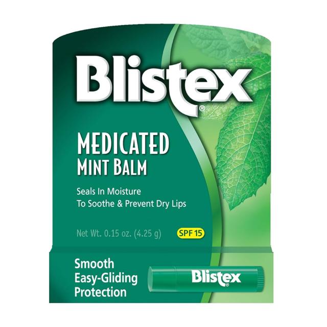 Blistex Medicated Lip Protectant Sunscreen SPF 15 Mint ลิป บาล์ม 4.25 กรัม