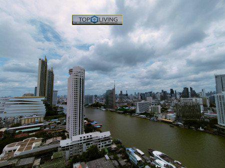ขาย คอนโด วิวแม่น้ำ เห็นพลุ ตามเทศกาล บรรยากาศร่มรื่น The River Condominium 67 ตรม. ใกล้ห้างดัง Icon Siam 6