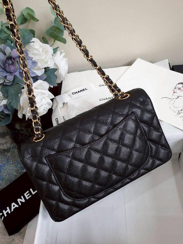 เทียบแท้สุด🔥หนังอิตาลี New Chanel classic 9" Caviar Microchip fullset ✅ 16,500฿🔥 10