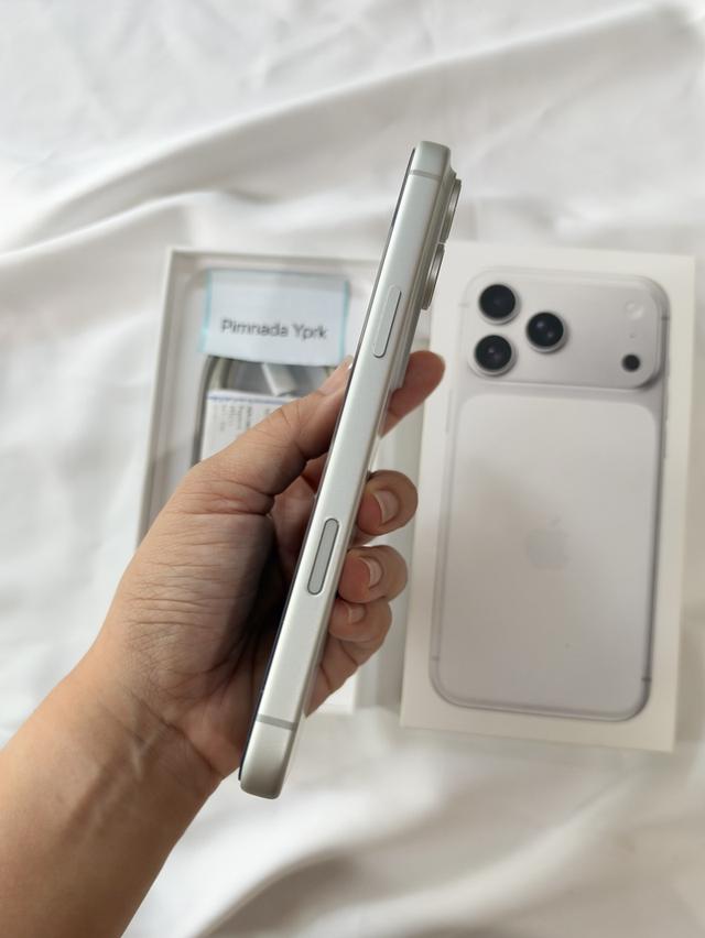 Iphone 17pm 512gb silver รูปที่ 3