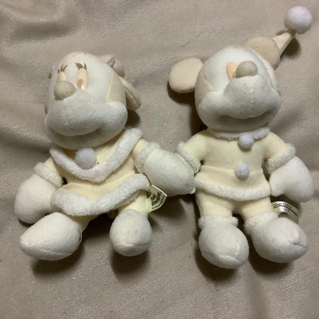 ตุ๊กตาผ้าพลัชมิกกี้เมาส์และมินนี่เมาส์