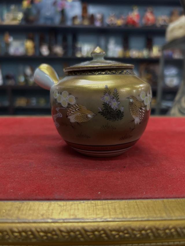 กาน้ำชาเซรามิก เขียนลาย (ตำหนิตามภาพ) 7