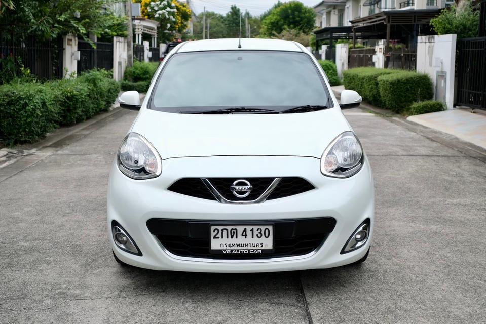 Nissan March 1.2VL ปี2013 สีขาว ออโต้ เบนซิน ไมล์ 90,000 กม. 2