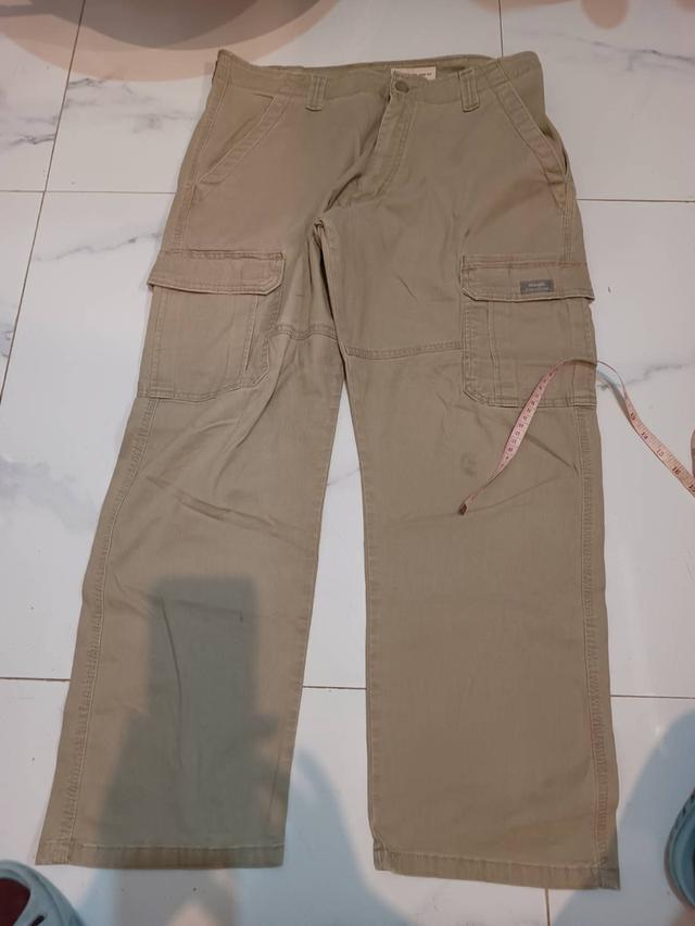 กางเกง Cargo Wrangler สีกากี ผ้าใส่สบาย เอว 40" รูปที่ 2