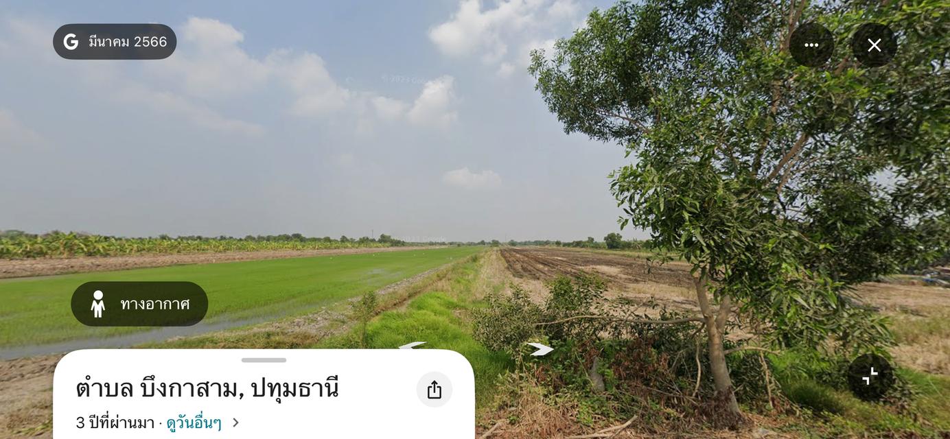 ที่ดินคลอง11หนองเสือติดถนน 30ไร่ 4