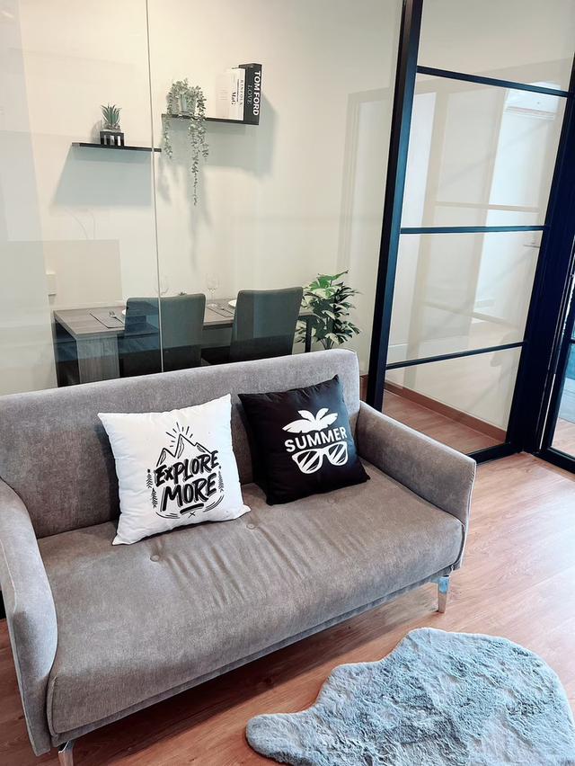 ✨ แมคนิครามอินทรา 21✨  ขนาด 33 ตร.ม. 🏙️ 1 ห้องนอน พร้อมห้องเอนกประสงค์ 1 ห้อง 8