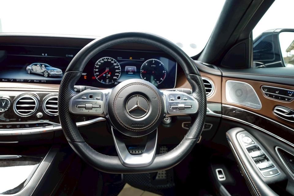 รหัสรถ MMA7631 Mercedes-Benz S350d AMG Premium (Facelift) ปี 2018 ออกศูนย์ปี 2019 จดทะเบียนปี 2025 12