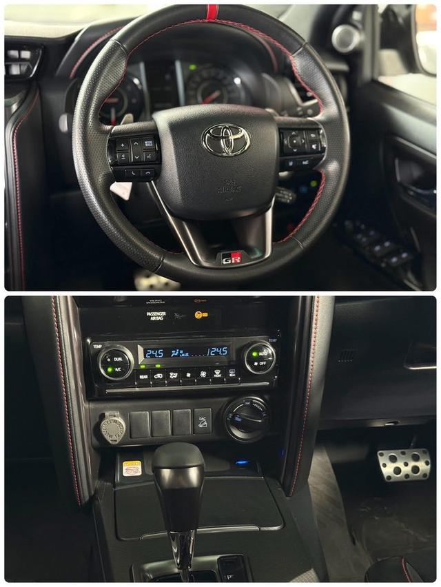 ปี 2022 TOYOTA FORTUNER, 2.8 GR SPORT BLACK TOP 4WD โฉม ปี15-ปัจจุบัน สีขาว ไมล์แท้ 44,313 16