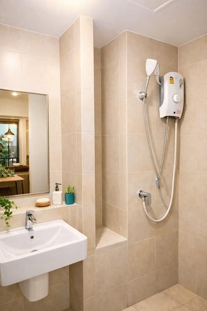 MRTหัวหมาก 900ม. ให้เช่าคอนโด ชั้น7 พร้อมเฟอร์ฯ 1นอน แอสปาย ลาดพร้าว 113 ตะวันนา 300 ม. ตลาดกลางแฮปปี้แลนด์ 400 ม. 7