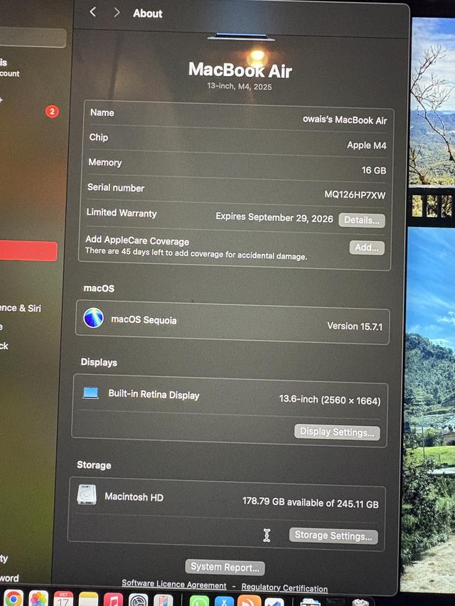 Macbook Air m4 5