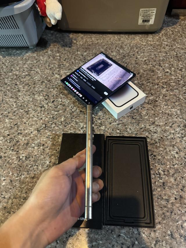 ขายๆๆๆถูกSamsungS24UltraสีหายากSilver Titanuim 512กิ๊กRam12มีกล่องสูนTrueสภาพสวยการใช้งานดีเยี่ยมทุกๆฟังชั่นเครื่องรีสโตได้ตลอดไม่มีติดแอคเค้าใดๆคับ 5