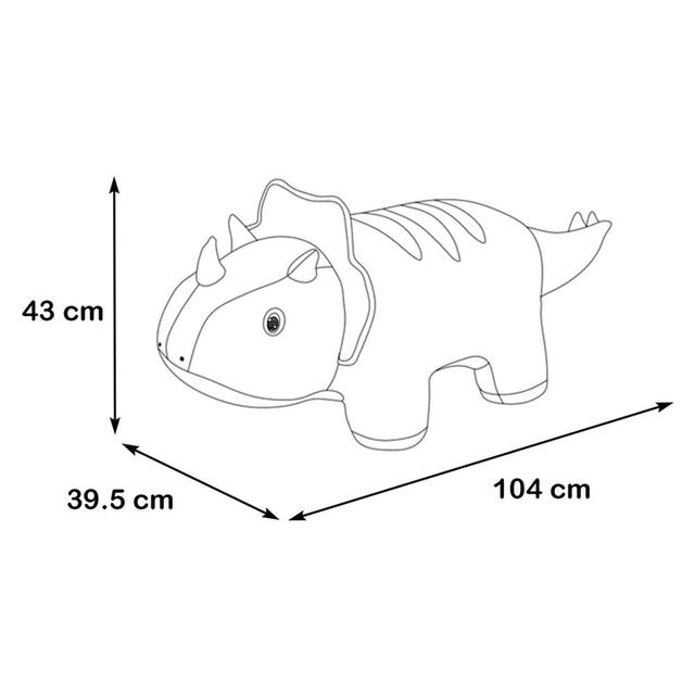 สตูลไดโนเสาร์ CERATOPS สีฟ้า 3
