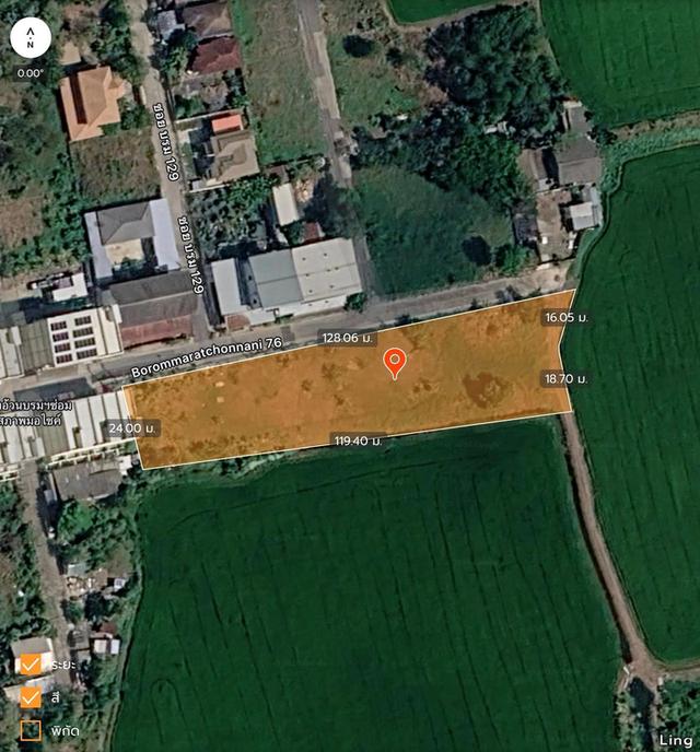 ขายที่ดิน 865 ตรว ติดถนนคอนกรีต ถมแล้ว ซ.บรมราชชนนี 76 ตลิ่งชัน กทม. 2