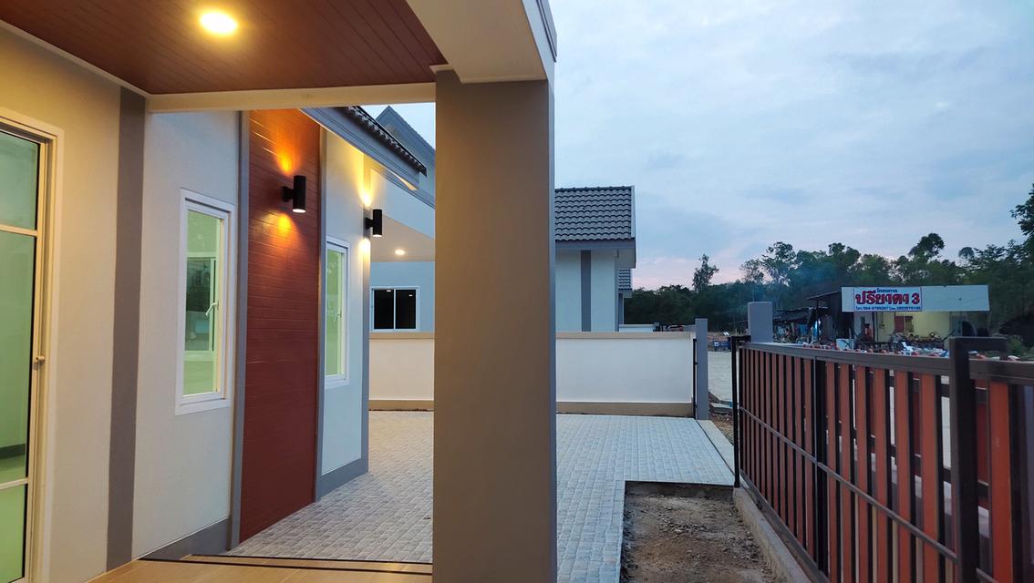 บ้านเดี่ยว ชั้นเดียว มีห้องครัว ห้องโถง 2 ห้องนอน 2ห้องน้ำ 2จอดรถ52ตารางวา 8