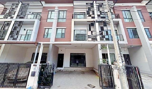 คู่ขนานกาญจนาภิเษก ม.รามคำแหง2 1.3 กม. ทาวน์โฮม 3ชั้น 3นอน 22ตร.วา. 252ตร.ม เมกะ บางนา 2.4กม. ประเวศ ตลาดนัมเบอร์วัน ราม