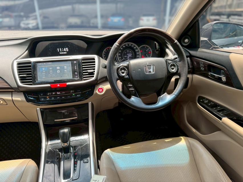 HONDA ACCORD MY2016 Sedan 4dr EL i-VTEC SA 5sp FWD 2.4i Y16 (MNC) สีเทา  17