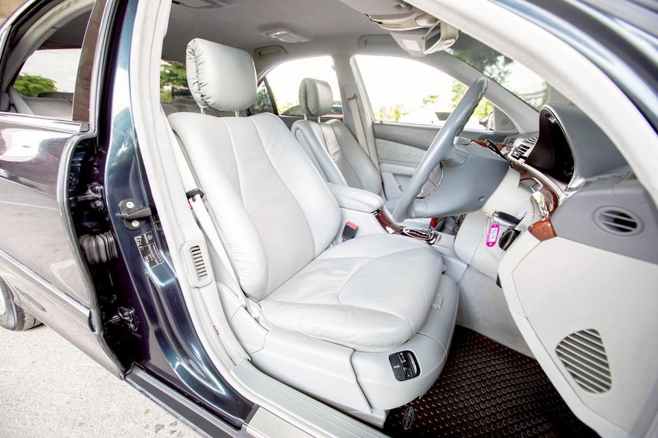 Benz S280 Sedan ปี 2001 สีน้ำเงิน สวยสภาพดีมาก 8
